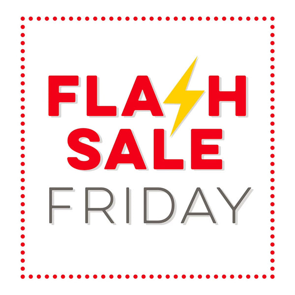 It's a 50/50 Flash Sale Friday!
