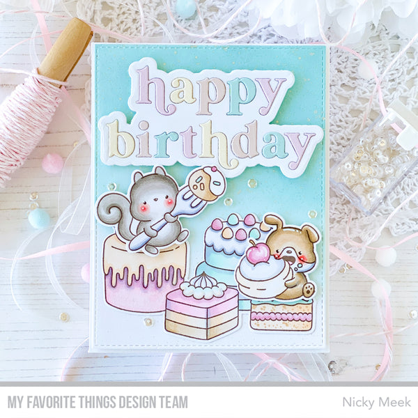 Essential Happy Birthday Die-namics – MFT Stamps