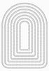 Stitched Rounded Arch STAX Die-namics