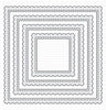 Stitched Square Scallop Edge Frames Die-namics