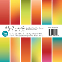 Fun Fall Color Blends Paper Pad