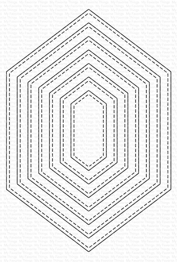 Stitched Hexagon STAX Die-namics