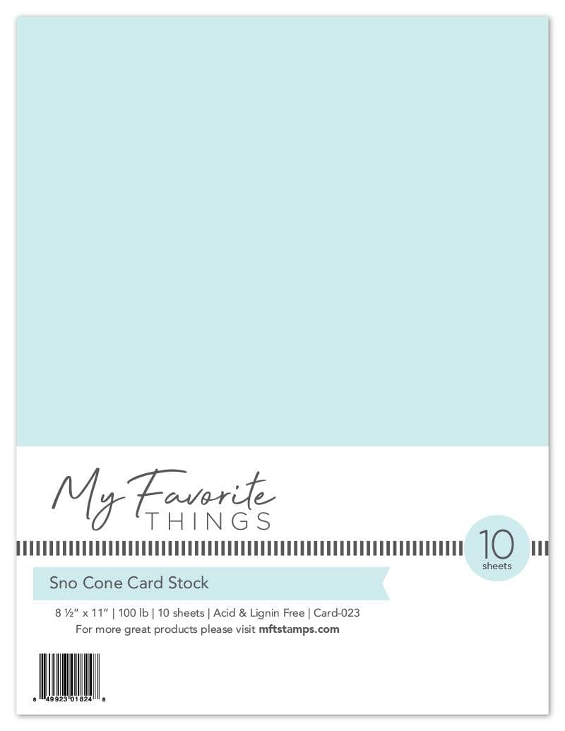 Sno Cone Card Stock