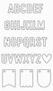 Bitty Banner Alphabet Die-namics