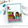 Springing for Houndstooth Paper Pad