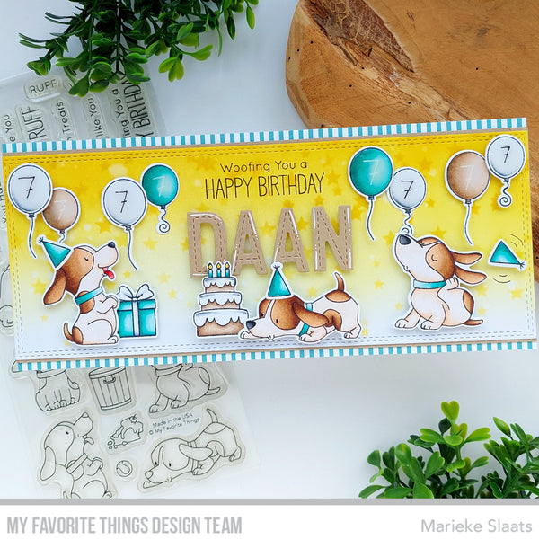 Slimline Challenge - It's Raining Cats and Dogs!
