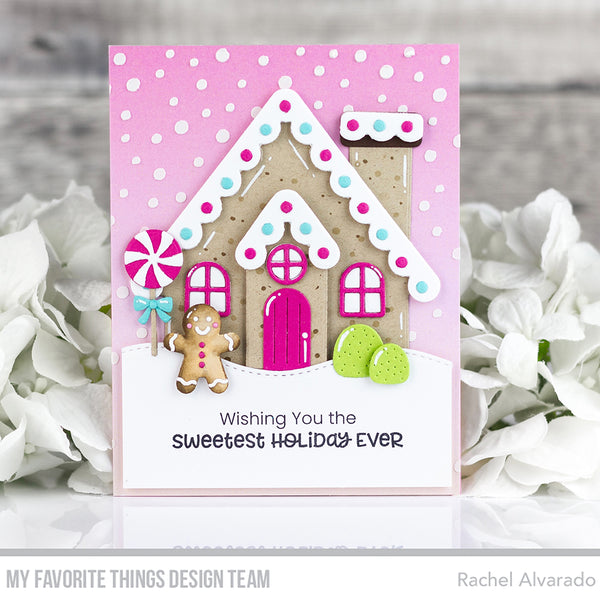 Introducing the Gingerbread Greetings Card Kit 🍭 Infuse Your Holiday Crafting with Candy Cane Kisses and Gumdrop Dreams