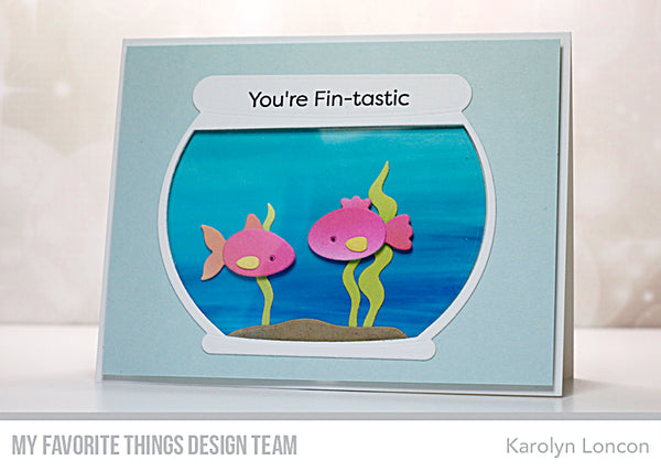 Double the Fishy Fun with a Duo of Colorful Cards from Karolyn