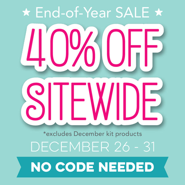 End the Year with a BANG — Shop the Sitewide 40% Off Sale NOW, Then Enjoy a Shimmering, Glimmering Card from Mindy!