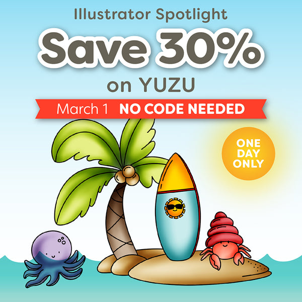 Save 30% on YUZU, 50% on Blitzday Deals, AND Play Along with a New Sketch Challenge!