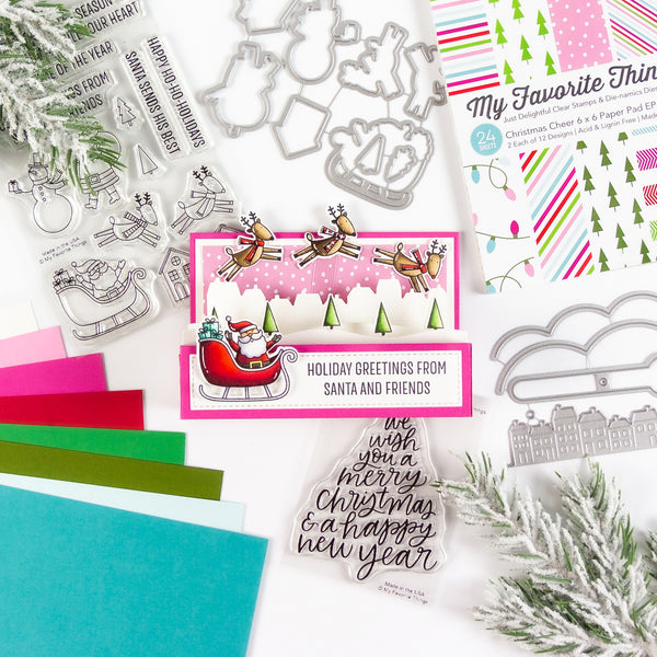 Send Happy Ho-Ho-Holiday Wishes with This Merry and Bright New Card Kit!