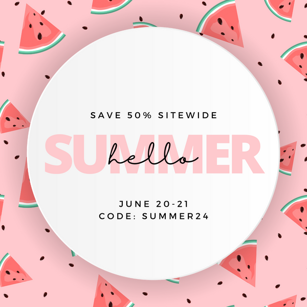 Last Chance — 50% Sitewide Summer Savings End Tonight...Order Now!