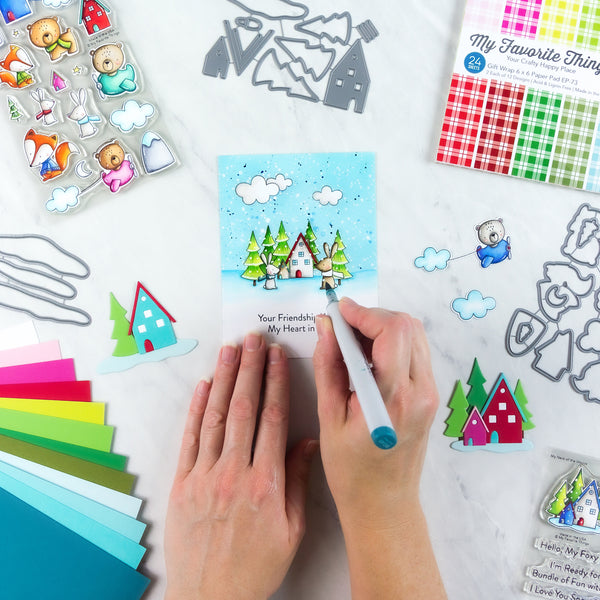 Make a House a Home with the Cozy Fox & Friends Card Kit