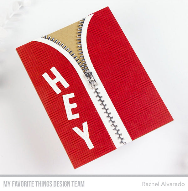 Zip Some Personality into Your Next Card with the Fun and Versatile Zipper Die-namics!