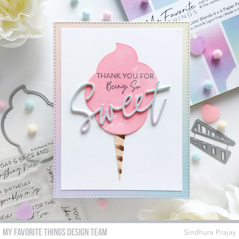 Cotton Candy Cone Die-namics