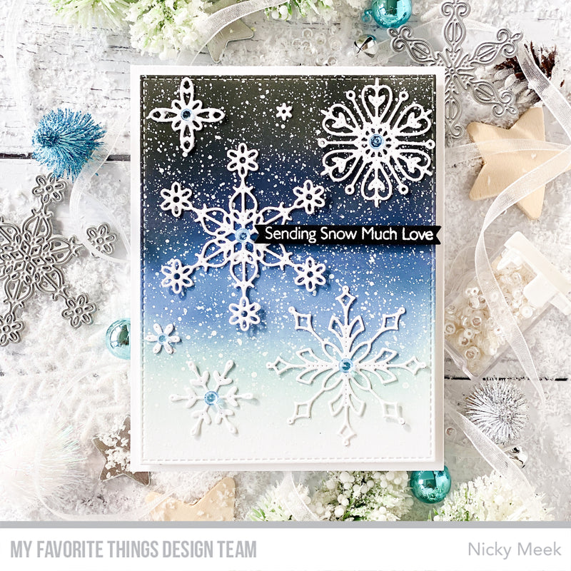 Colossal Snowflake {stamp & die duo}