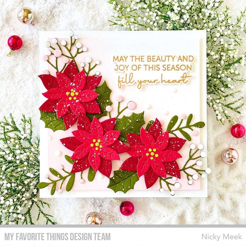 Winter Poinsettias Die-namics