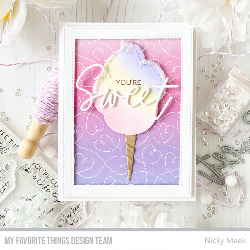Cotton Candy Cone Die-namics
