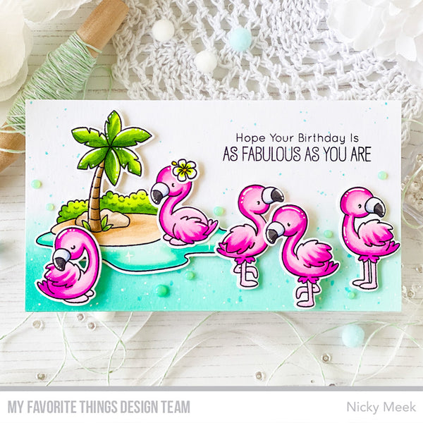 JB Fabulous Flamingos Die-namics