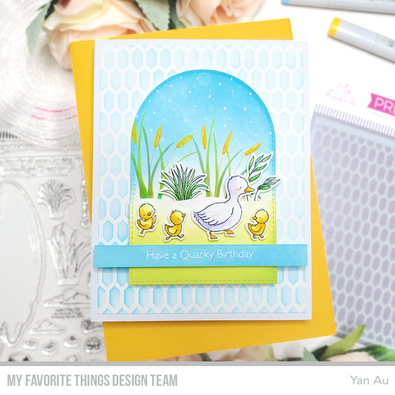 Happy Hexagons Stencil – MFT Stamps