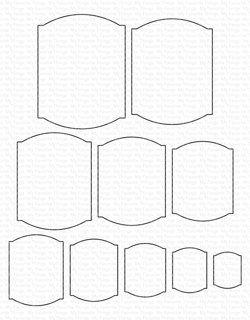 Elegant Rectangle STAX Die-namics