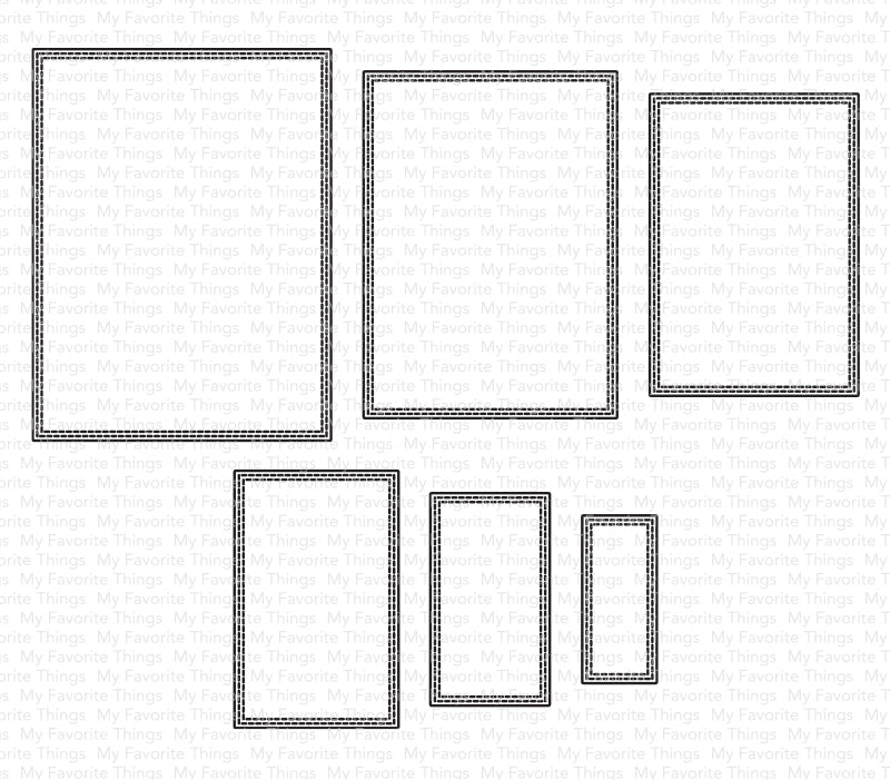 A2 Double Stitched Rectangle STAX Die-namics