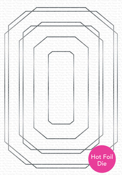 Hot Foil Octagon Frames Die-namics