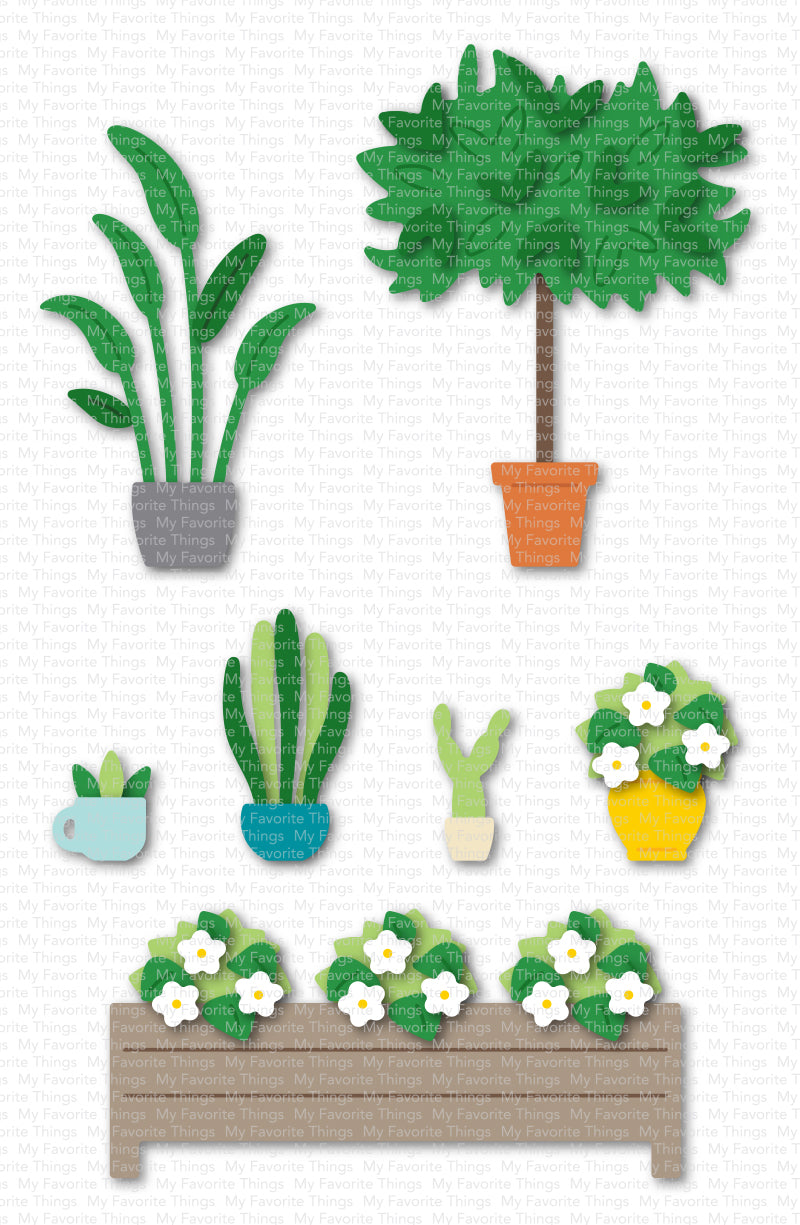 Patio Plants Dienamics MFT Stamps
