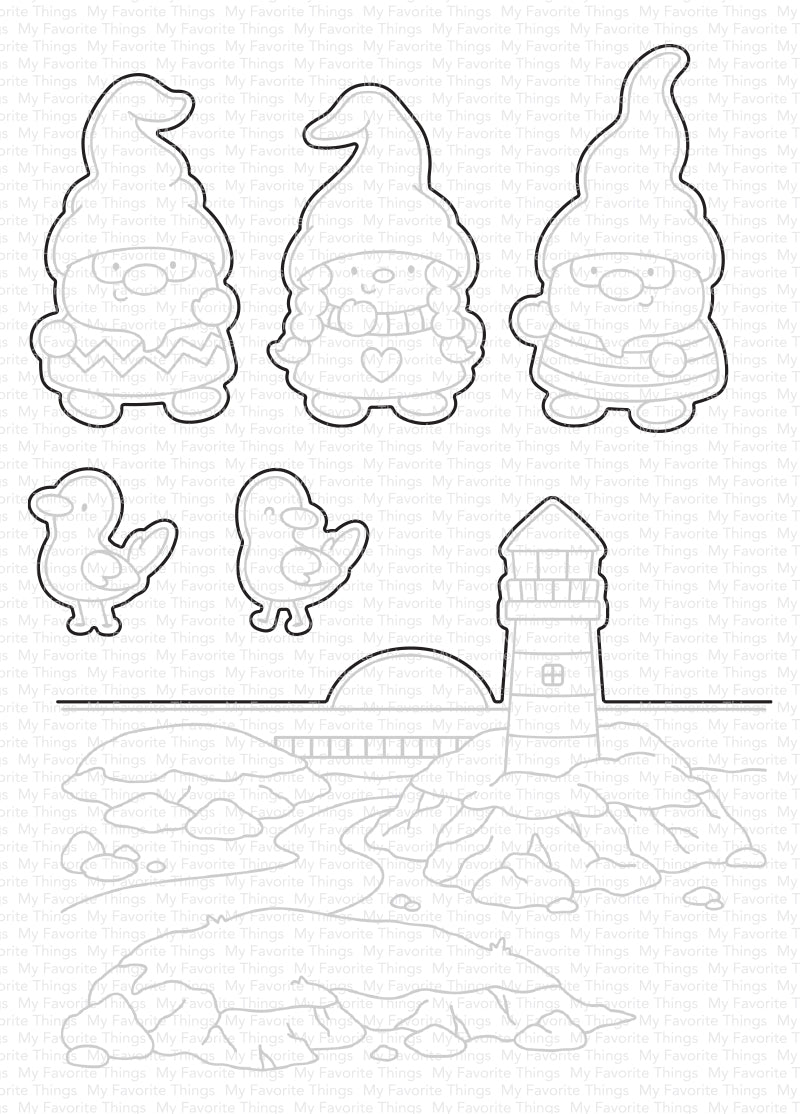 JB Lighthouse Gnomes Die-namics