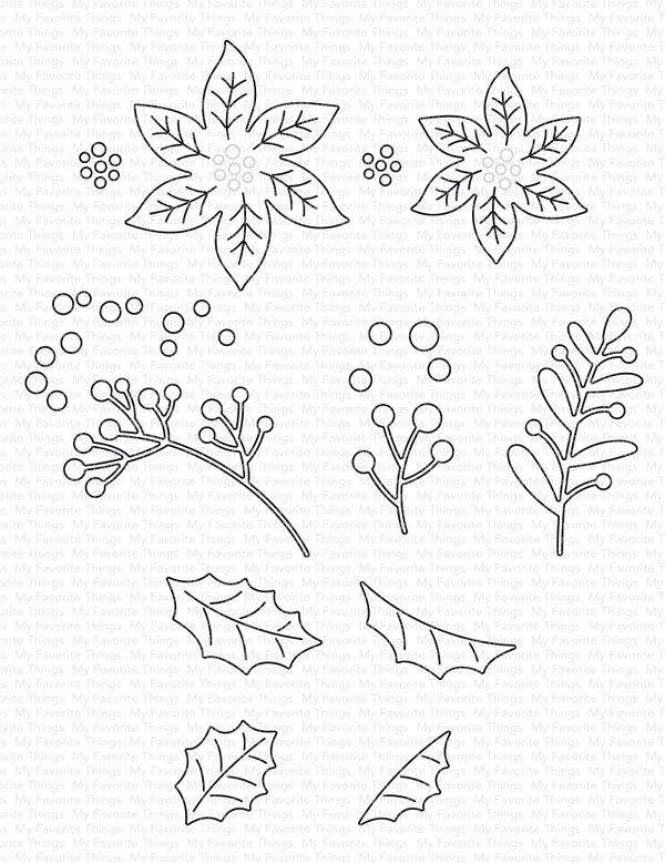 Winter Poinsettias Die-namics