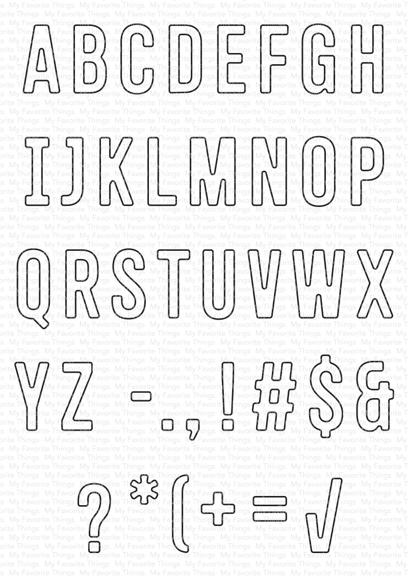 Letterboard Alphabet Die-namics