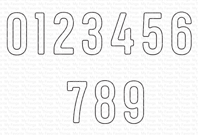 Letterboard Numbers Die-namics