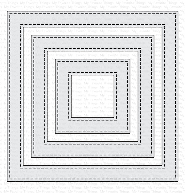 Stitched Square Frames Die-namics