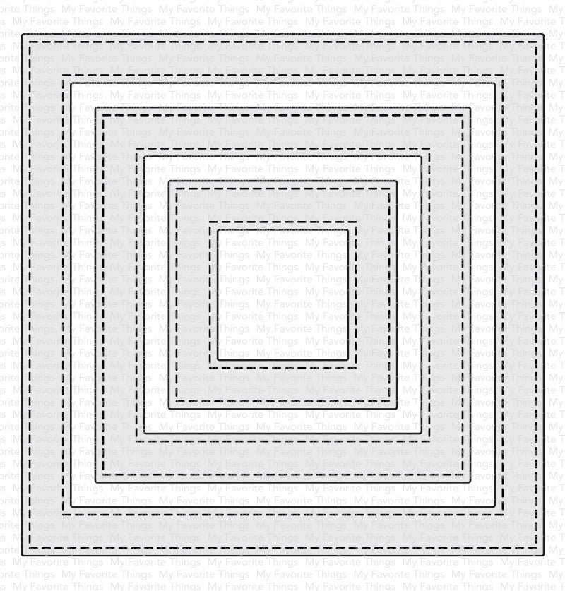 Stitched Square Frames Die-namics