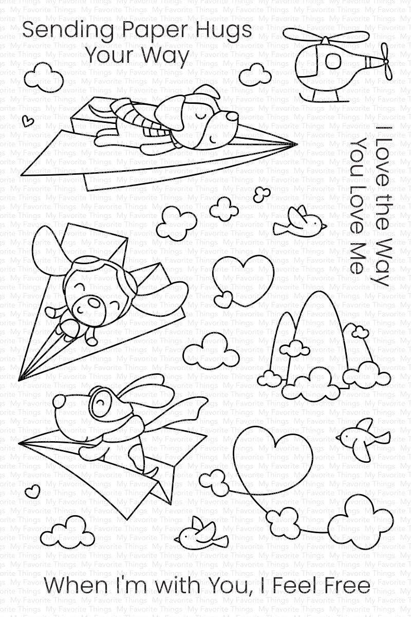 Paper Planes Stamp & Die Duo