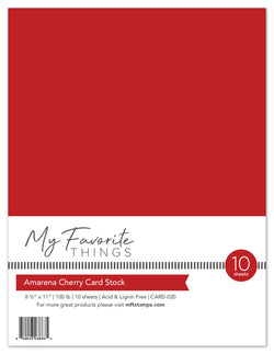 Amarena Cherry Card Stock