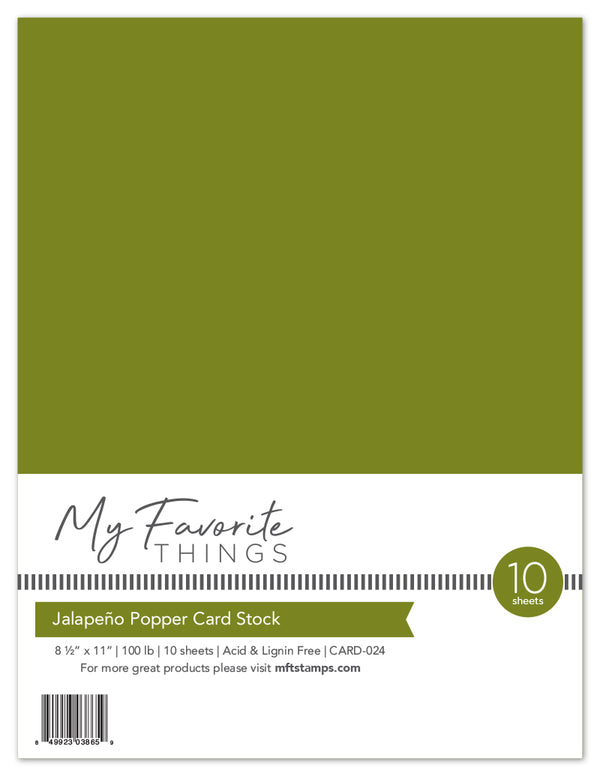 Jalapeño Popper Card Stock