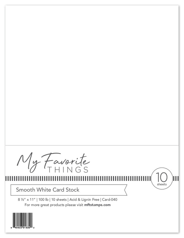 Smooth White Card Stock