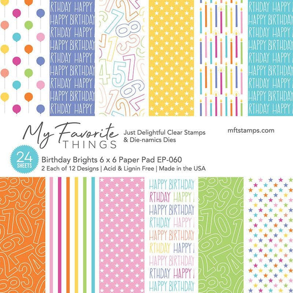 Birthday Brights Paper Pad