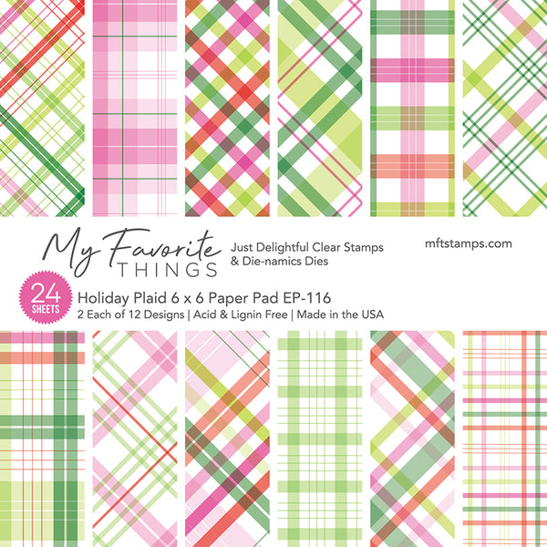 Holiday Plaid Paper Pad