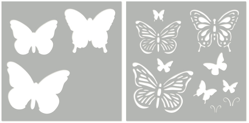 Flutterbys Stencil Set