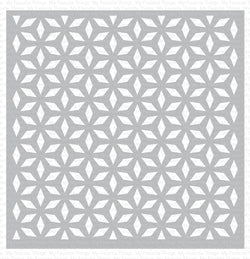Tiled Stars Stencil