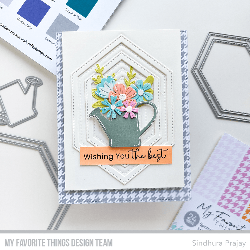 Springing for Houndstooth Paper Pad