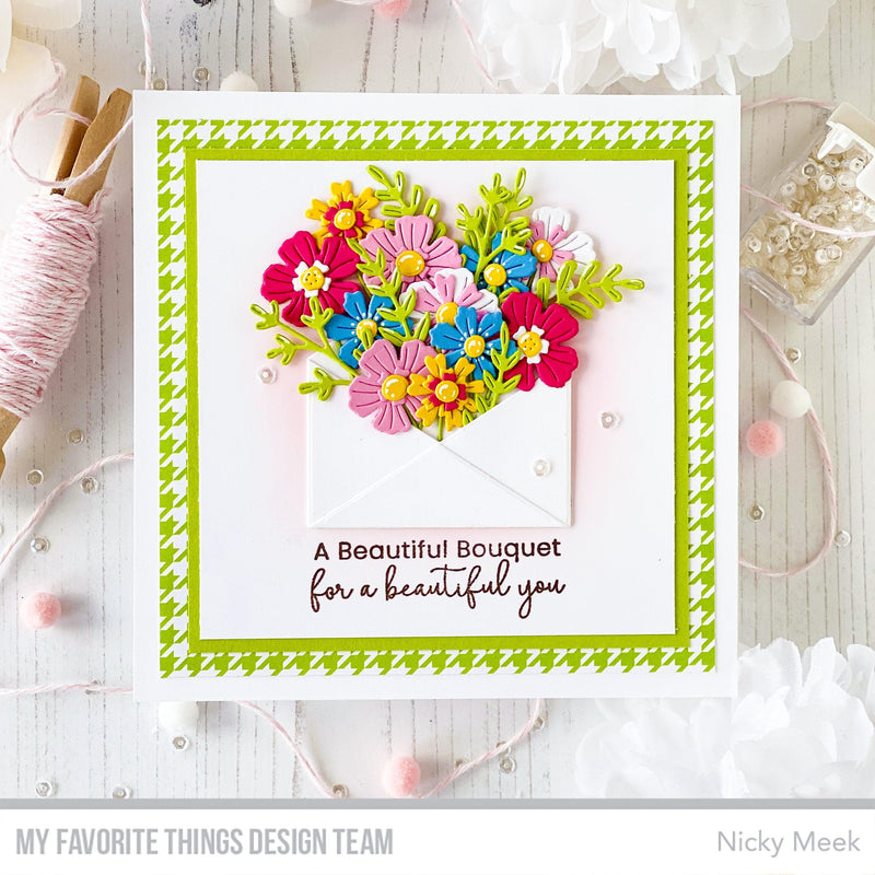 Flower Foundations Die-namics – MFT Stamps
