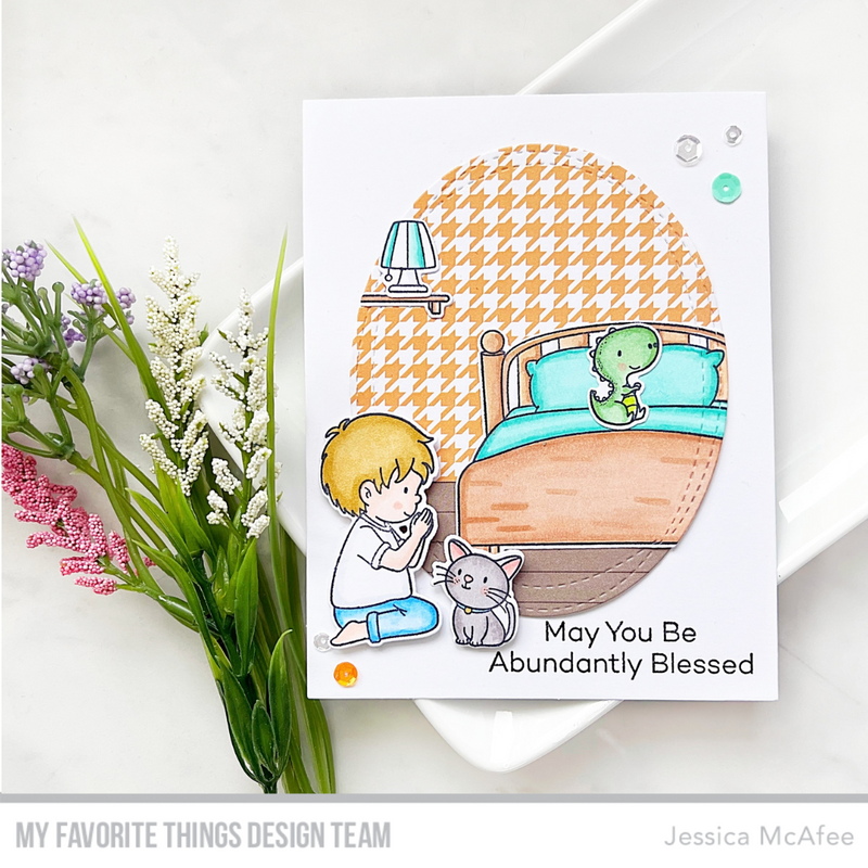 Springing for Houndstooth Paper Pad