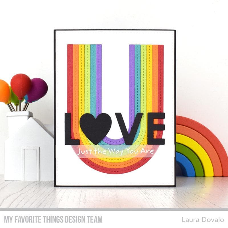 Stitched Tall Rainbow Die-namics