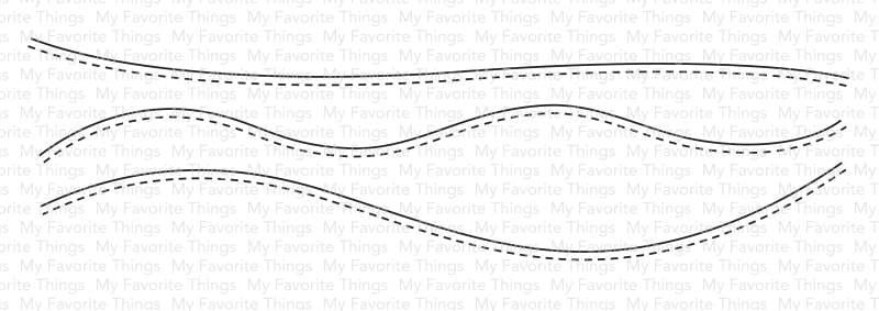 MFT Stamps Stitched Snow Drifts Die-namics