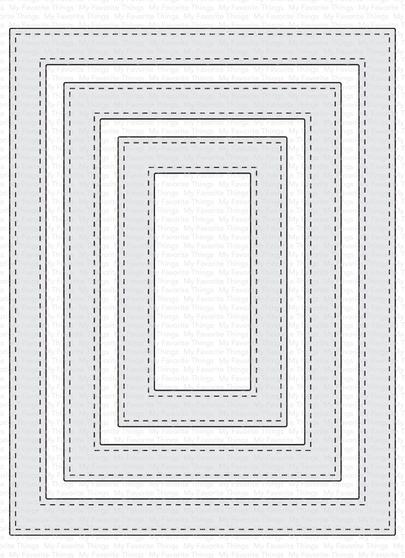 Stitched Rectangle Frames Die-namics