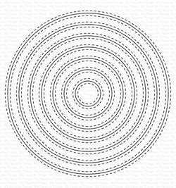 Inside & Out Stitched Circle STAX Die-namics