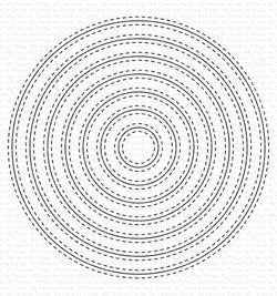 Inside & Out Stitched Circle STAX Die-namics